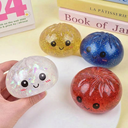 Buns Squishies Toy Squishies Dumplings Stress Balls for Kids Adults Squeeze Dough Stress Relief Toys