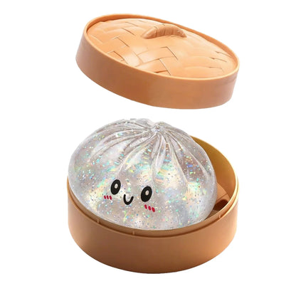 Buns Squishies Toy Squishies Dumplings Stress Balls for Kids Adults Squeeze Dough Stress Relief Toys