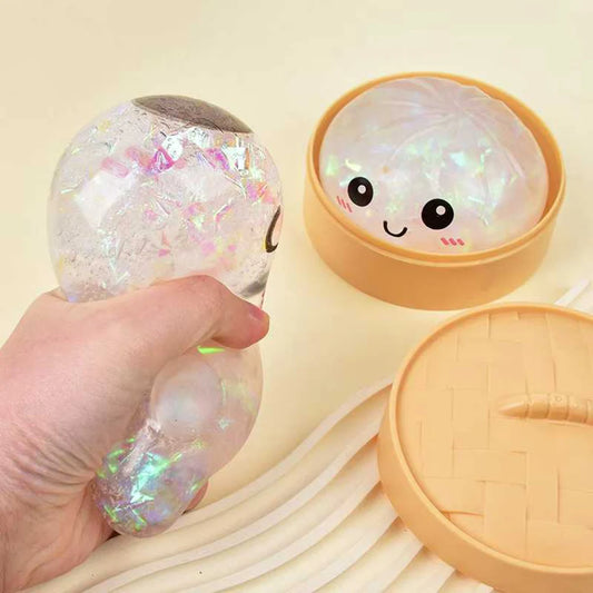 Buns Squishies Toy Squishies Dumplings Stress Balls for Kids Adults Squeeze Dough Stress Relief Toys