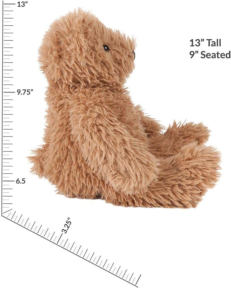 Brown Teddy Bear Stuffed Animal | Soft Cozy Plush, Romantic Gift, Recycled Filling, Design in USA | 13 Inch | Super Soft Teddy Bear Collection