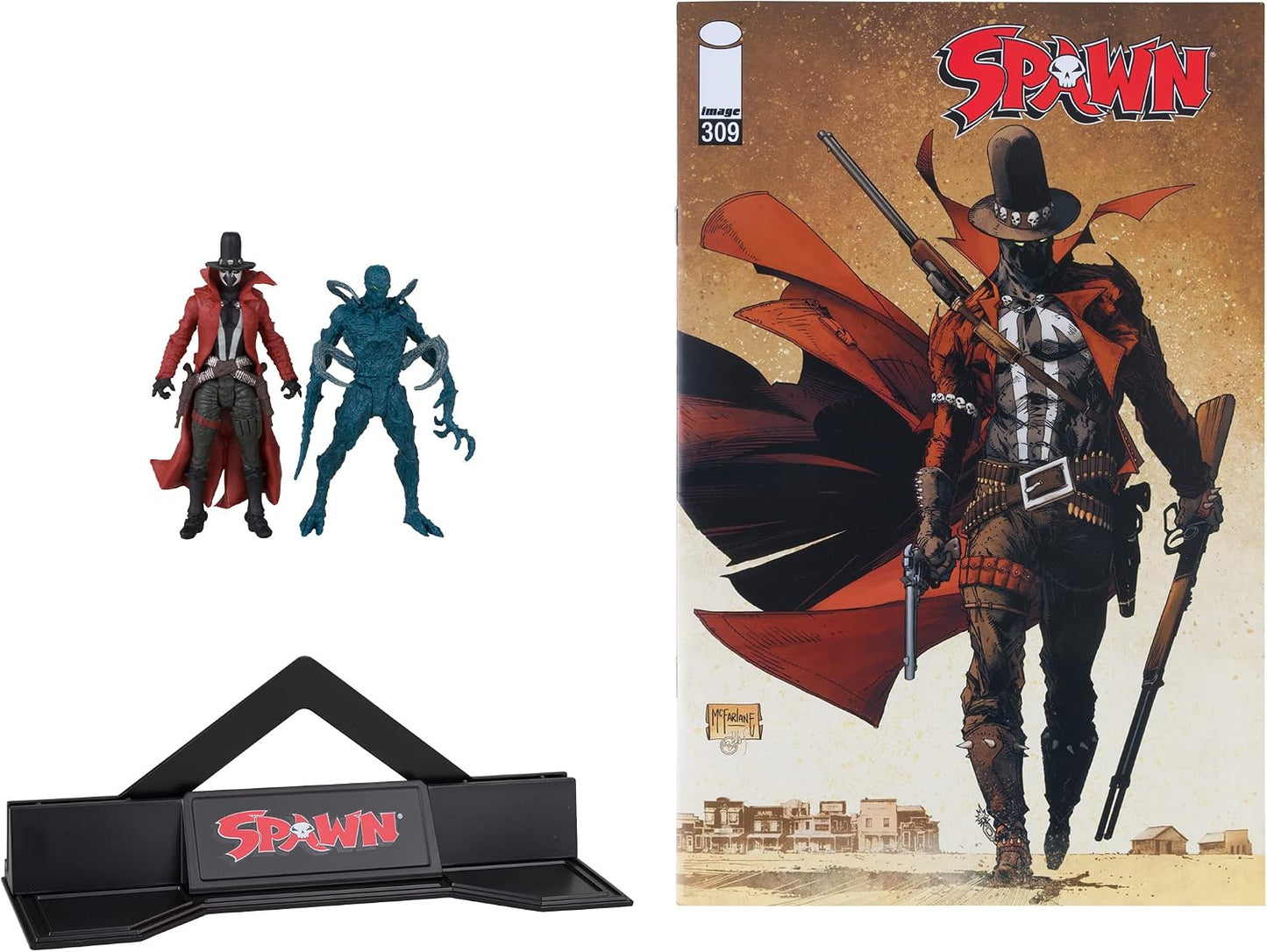 - Spawn Page Punchers 2Pk Gunslinger and Auger 3In Action Figures with Comic
