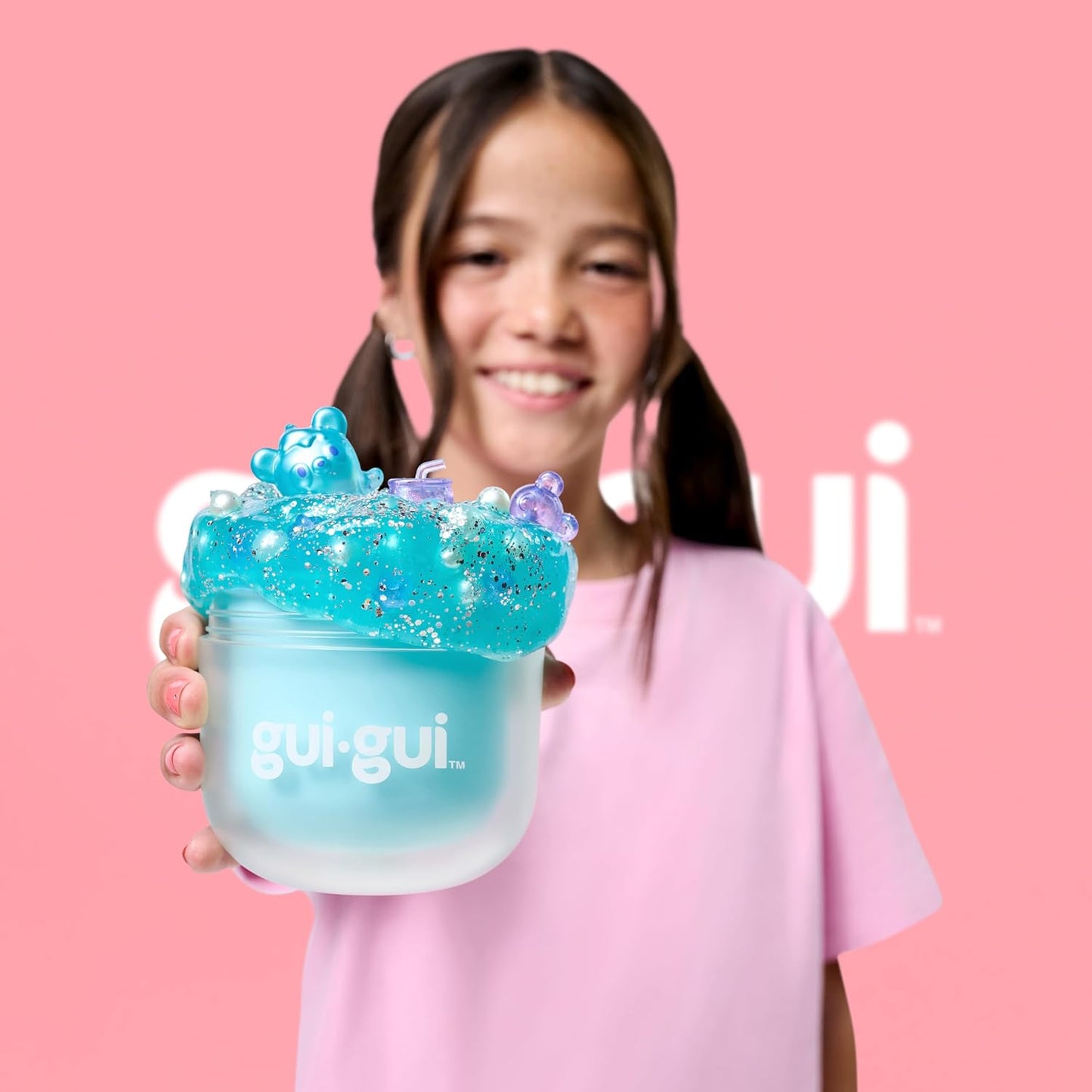 Slime Kit Shimmer Deluxe 2-Pack, Iridescent Slimes | Includes Shimmer & Crystal Pearl Slimes, Pearl Bead Booster, Glow-Up Sachets; Slime Kit for Girls Ages 6+