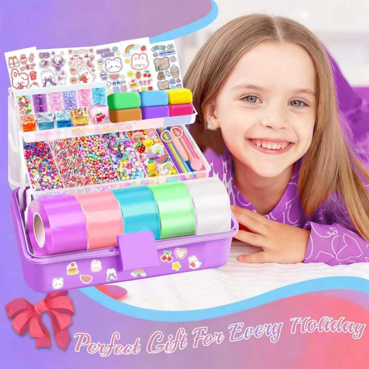 Nano Tape Bubble Kit for Kids, DIY Squishy Stress Ball Making Maker Kit, Birthday Gifts for 4 5 6 7 8 9 10 11 12 Year Old Girls Girl Grandkids, Kids Toys for Girls 4-6 6-8 7-8 8-10 10-12