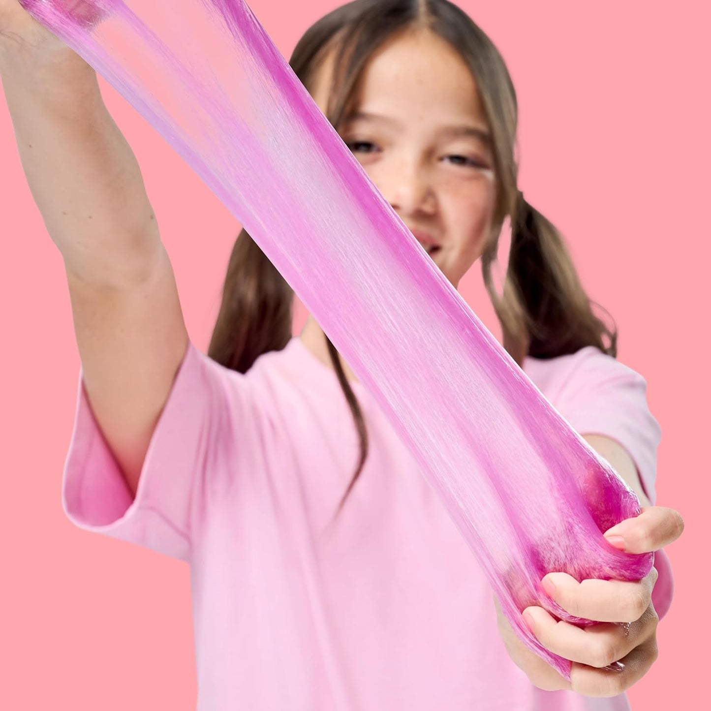 Slime Kit Shimmer Deluxe 2-Pack, Iridescent Slimes | Includes Shimmer & Crystal Pearl Slimes, Pearl Bead Booster, Glow-Up Sachets; Slime Kit for Girls Ages 6+