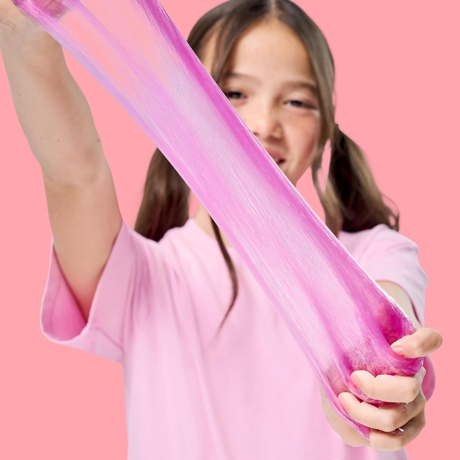 Slime Kit Shimmer Deluxe 2-Pack, Iridescent Slimes | Includes Shimmer & Crystal Pearl Slimes, Pearl Bead Booster, Glow-Up Sachets; Slime Kit for Girls Ages 6+